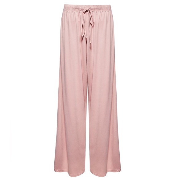 Bumpsuit The Cloud Crop Tee & Slim Pant- Loungewear- Dusty Rose, Small- NWT - Picture 5 of 7